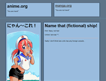 Tablet Screenshot of anime.org