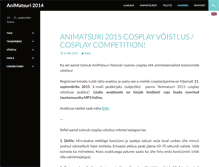 Tablet Screenshot of animatsuri.anime.ee