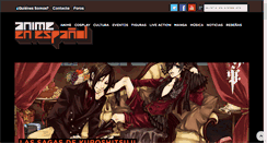 Desktop Screenshot of anime.es
