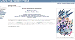 Desktop Screenshot of macross.anime.net